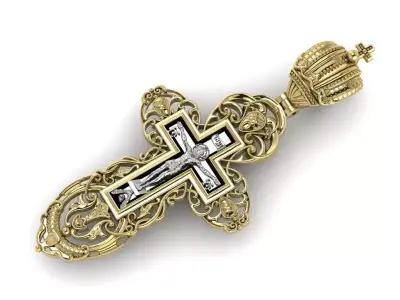 Crucifix cross 2 3D print model