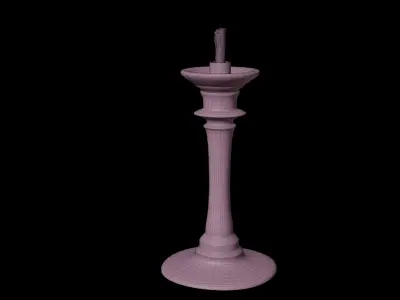 Candle Free 3D model