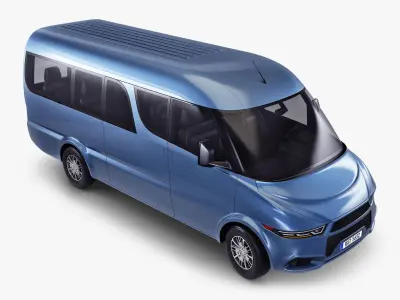 Generic Passenger Van v 1 3D model