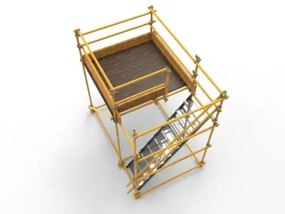 Scaffolding 3D model