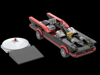 LEGO DC SUPER HEROES BATMOBILE 76188 3D print model