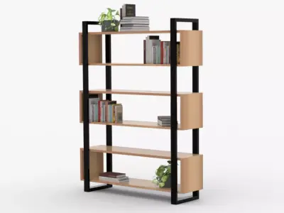 Book shelf 3D model