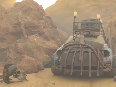 DESERT CAR 3D model