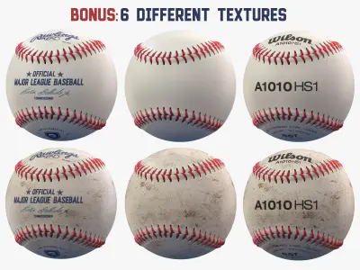 Baseball Ball 3D model