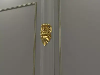 Decor for furniture 3D model 11
