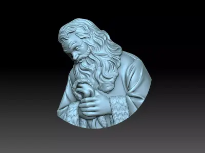 Santa claus 3D print model
