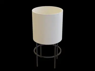 Plant Vase 01 Low-poly 3D model