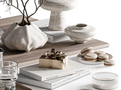Decorative set19 3D model purchase