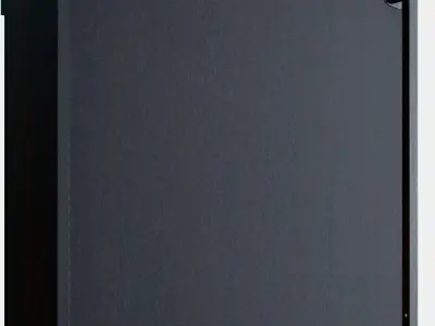 BESTA Shelf unit with glass door 18 3D model