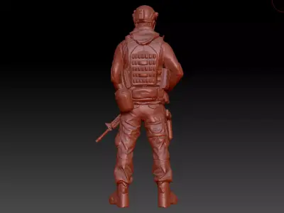 Thai soldier 3D print model