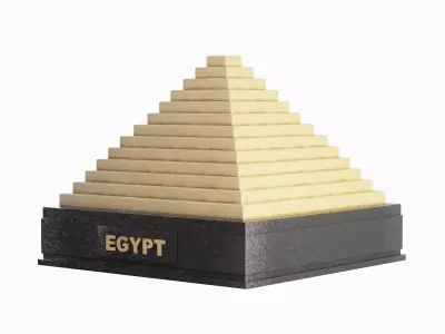 Pyramid Toy A 01 Low-poly 3D model