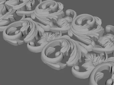 dekor ornament 3D model 12