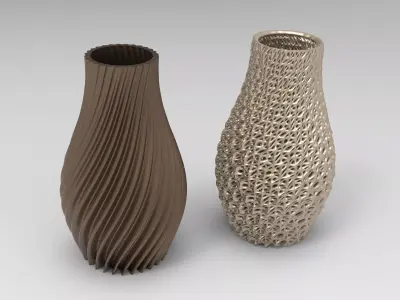Vase Voronoi 9 3D print model