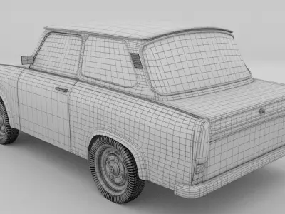 Trabant 601 HDRI 3D model
