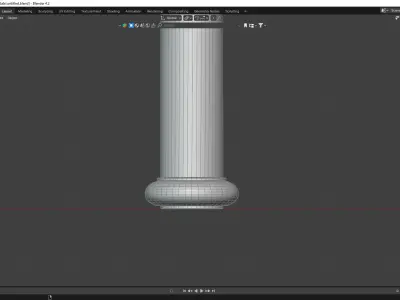 Column Pack Free 3D model