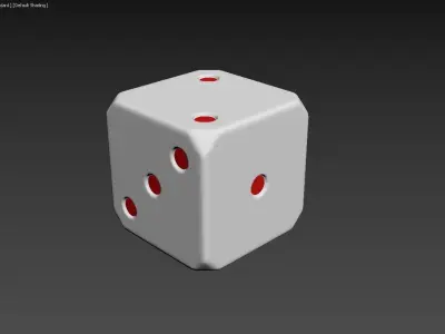 High Quality Dice Free 3D model