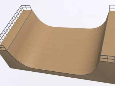 Skate Park PACK 3D model