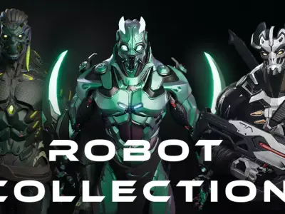 Robot sci fi pack Collection