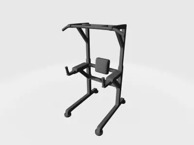 Horizontal bar 3D print model