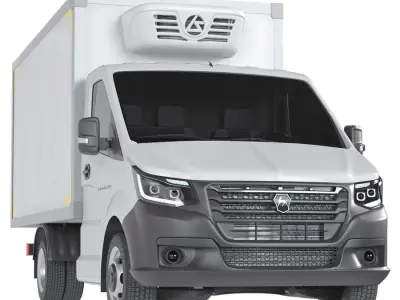 Gazelle Nn Isometric Van 3D model