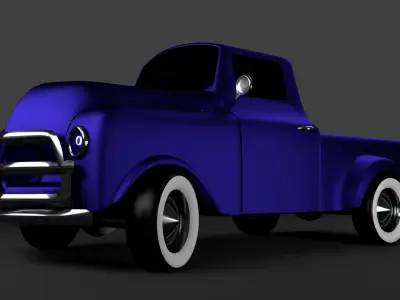 Chevy pickup 54 3D model