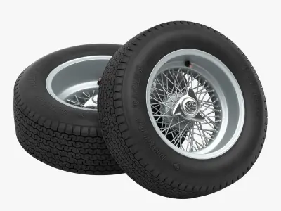 Classic Racing Wheels Bundle 3D Model Pack