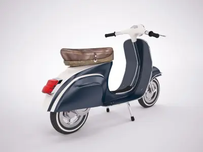 Classic Vespa 002 3D model