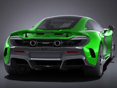 McLaren 675LT 2017 VRAY 3D model