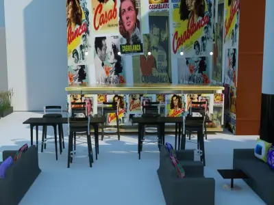 novotel hotel  3D model