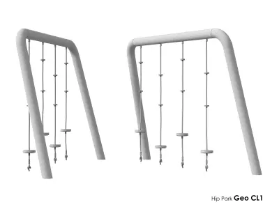 Hip Park Set 3 3D model