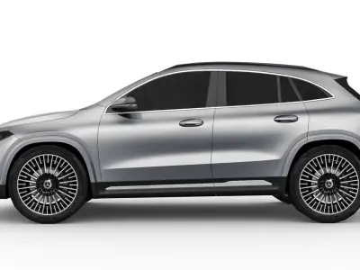 Mercedes-Benz EQA 2024 Low-poly 3D model