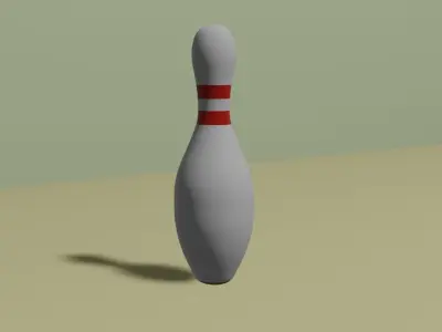 Bowling ball with holes Free 3D model