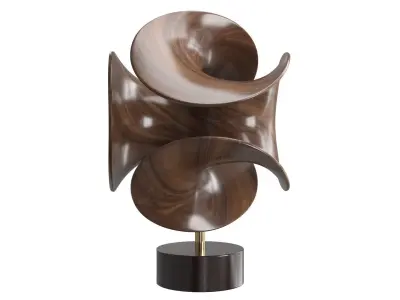 Abstract sculpture by Robert Longhurst 3D model