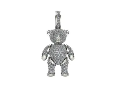 Bear Pendant 3D print model