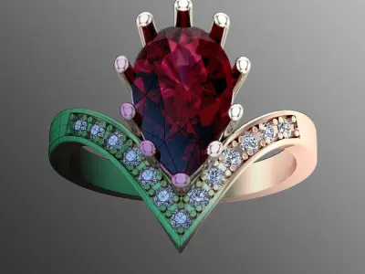 Ring bi49 3D print model