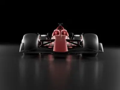 F1 Racing Car 3D model