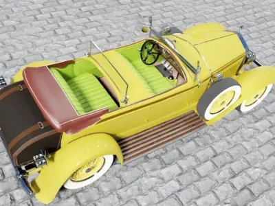 Classic Car 1 3D model