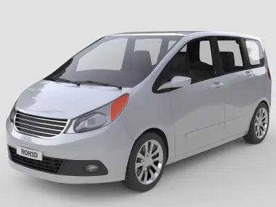 Generic MPV Car 2009 3D model