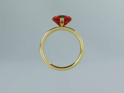 Diamond Ring Free 3D model 3