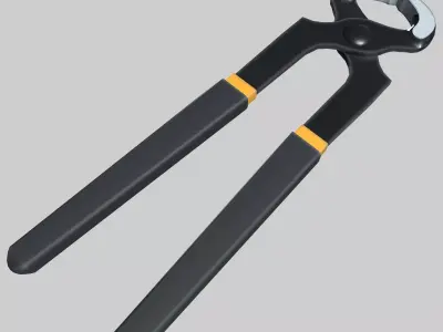 Cutting Pliers Low-poly 3D model