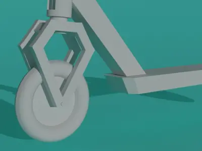 Scooter kick 3D model
