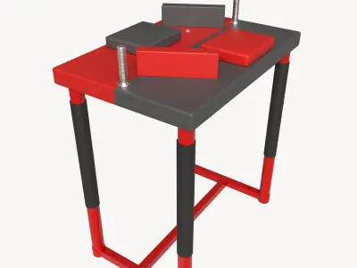 armwrestling stol bilek guresi masasi 3D model