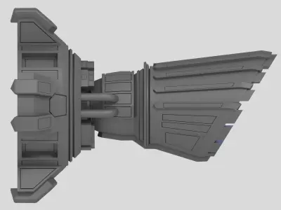 Starship Engine 3D model