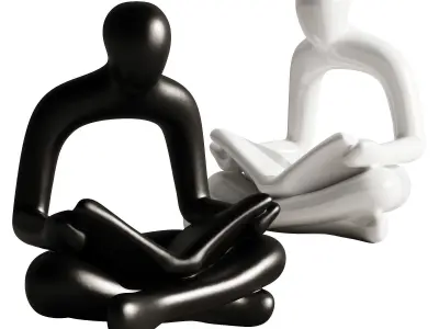 Decorative Abstract Sculpture 05 3D model
