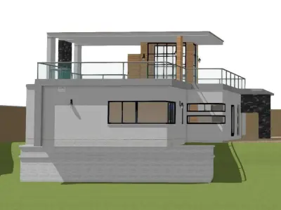The Hillside Executive Bachelor Pad 3D model