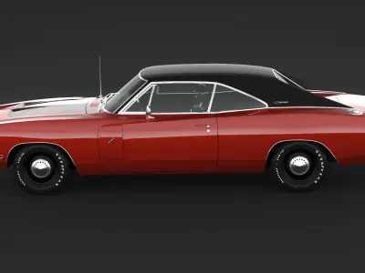 1970 Dodge Charger RT 3D model