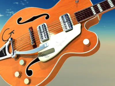 Gretsch 6120 W 3D model