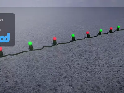 Christmas Light Bulb 3D model