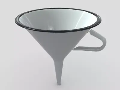 Funnel 4 Low-poly 3D model
