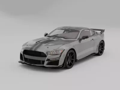 ford mustang shelby GT500 3D model